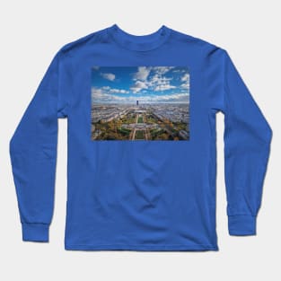 Paris city view Long Sleeve T-Shirt